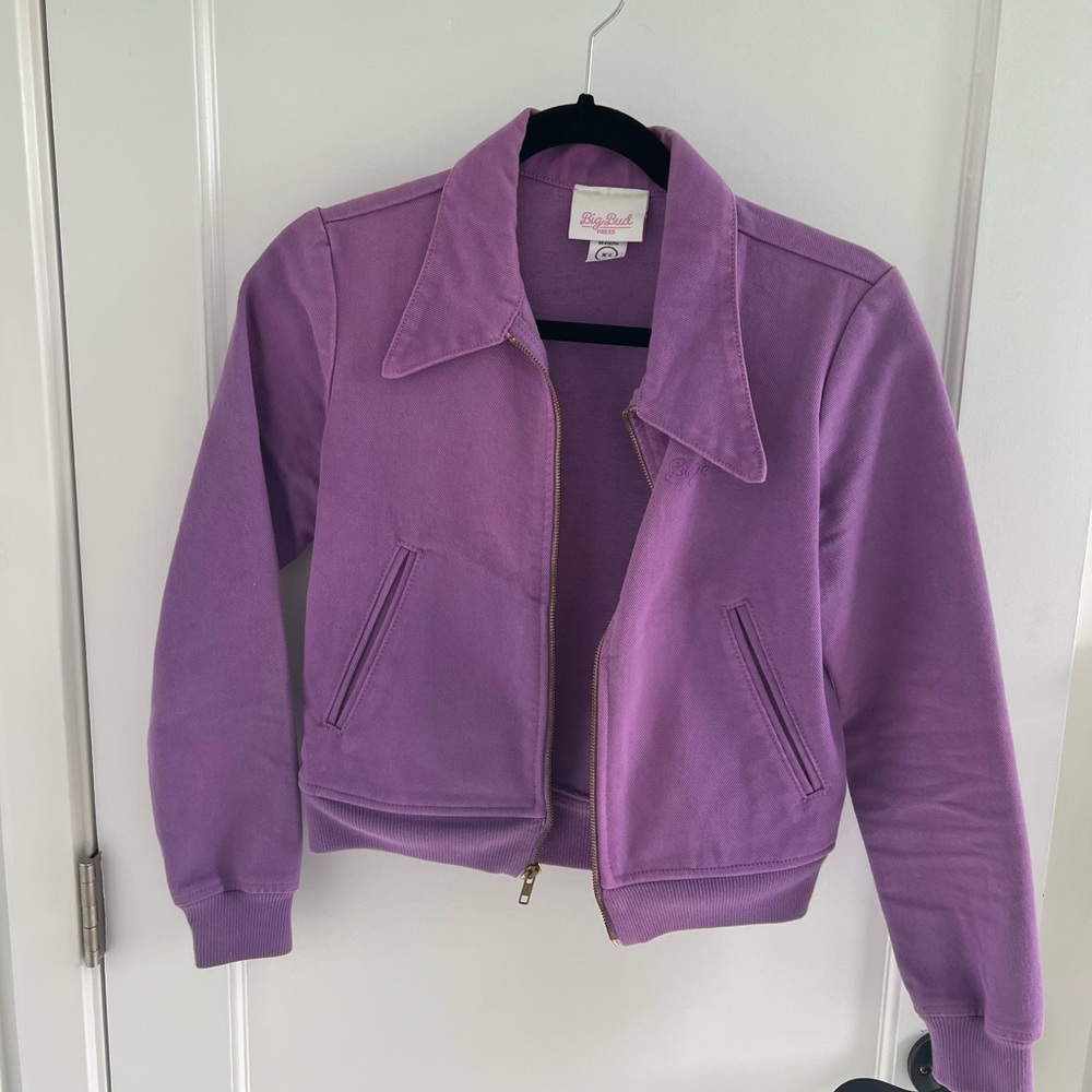 Big Bud Press jacket, purple XS